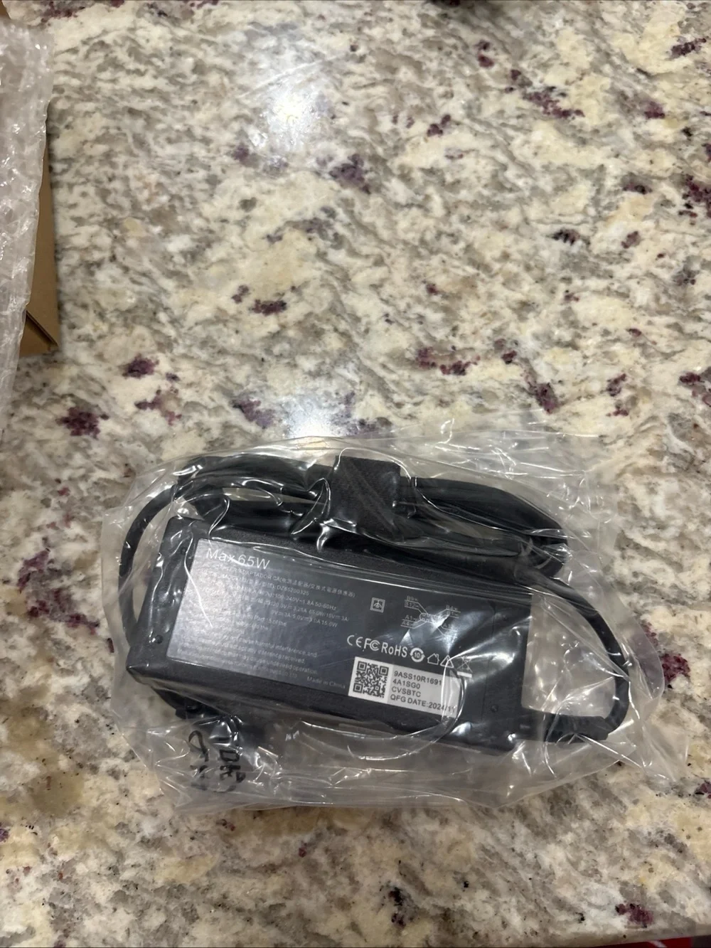 65W Black Laptop AC Power Adapter Charger